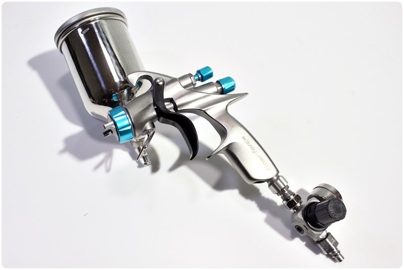 画像1: 中古買取 明治 FINER-FORCE T ハンドスプレーガン 口径1.4mm 買取させていただきました ツールヤード岡山 (1)