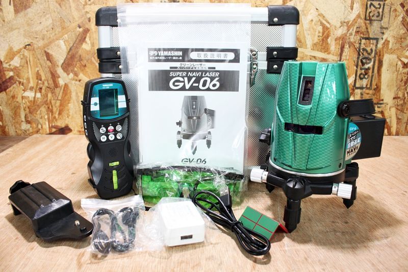 画像1: 中古買取 山真 グリーンレーザー墨出し器 GV-06 買取させていただきました。ツールヤード岡山 (1)